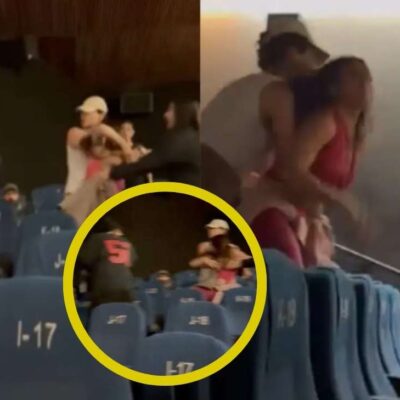 Mujer protagonizó fuerte pelea en plena sala de cine