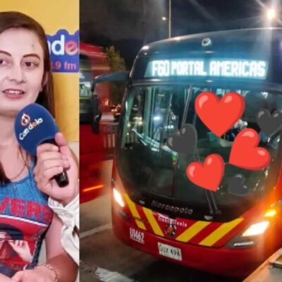 Mujer que se casó con TransMilenio confesó como sostiene relaciones íntimas