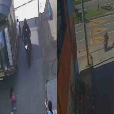 niña de 5 años fue arrollada por un motociclista en el sur de Bogotá