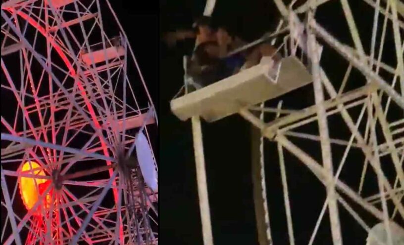 niña de cinco años cayó de rueda de la fortuna en Brasil