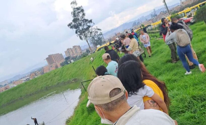 Niña murió al caer accidentalmente al río Bogotá