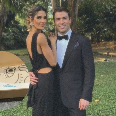 nuevo integrante en la familia de Gabriela Tafur y Esteban Santos
