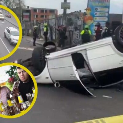nuevo video de cámaras de seguridad del trágico accidente donde 2 motociclistas murieron en Bogotá