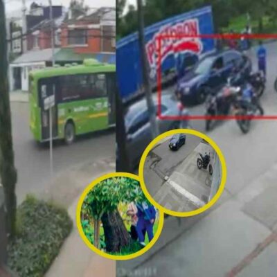 nuevo video de cómo vigilaban al joven que le disparó a Miguel Uribe
