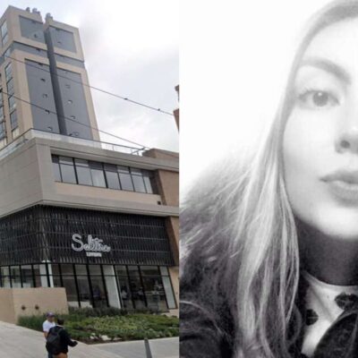 última foto joven que cayó noveno piso en Salitre