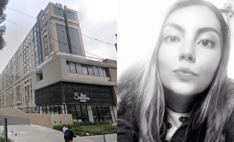 última foto joven que cayó noveno piso en Salitre