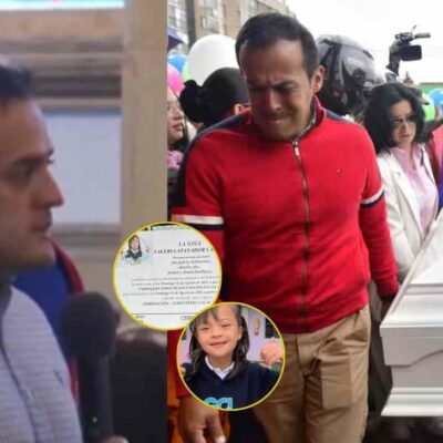 palabras del papá de Valeria Afanador, en el sepelio