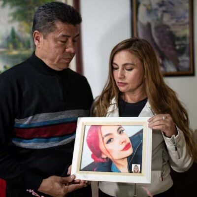 Papá de Catalina Leyva fue al lugar del crimen
