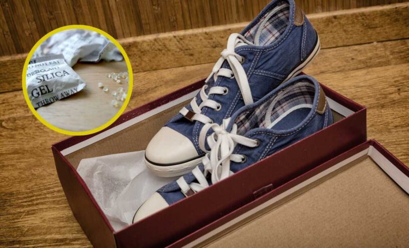 para qué sirven las bolsas con 'bolitas' que traen los zapatos nuevos
