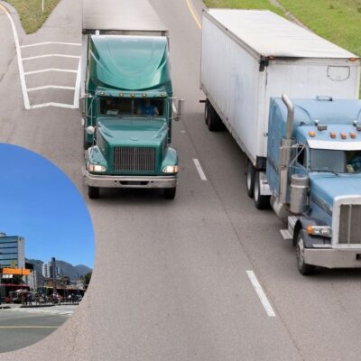 paro camionero en Bogotá