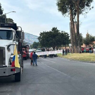 paro camionero en Bogotá hoy 4 de septiembre