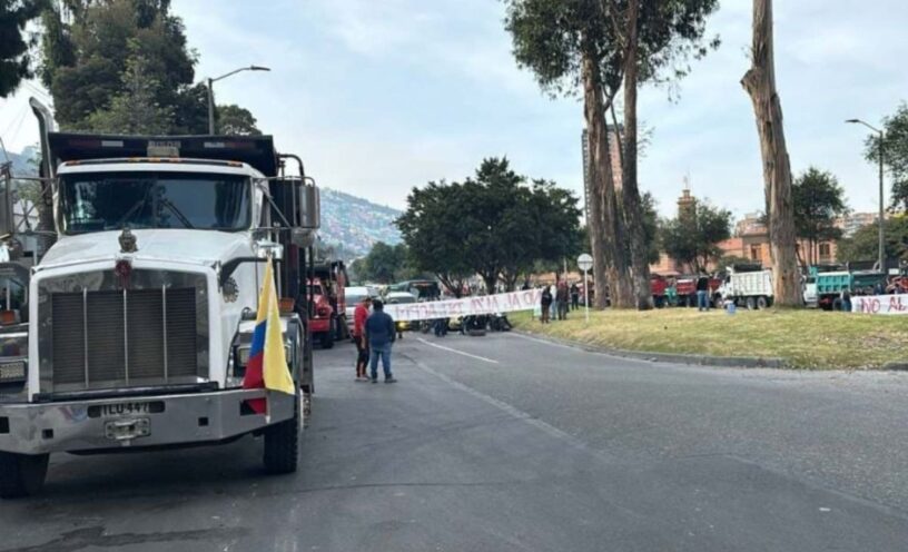paro camionero en Bogotá hoy 4 de septiembre