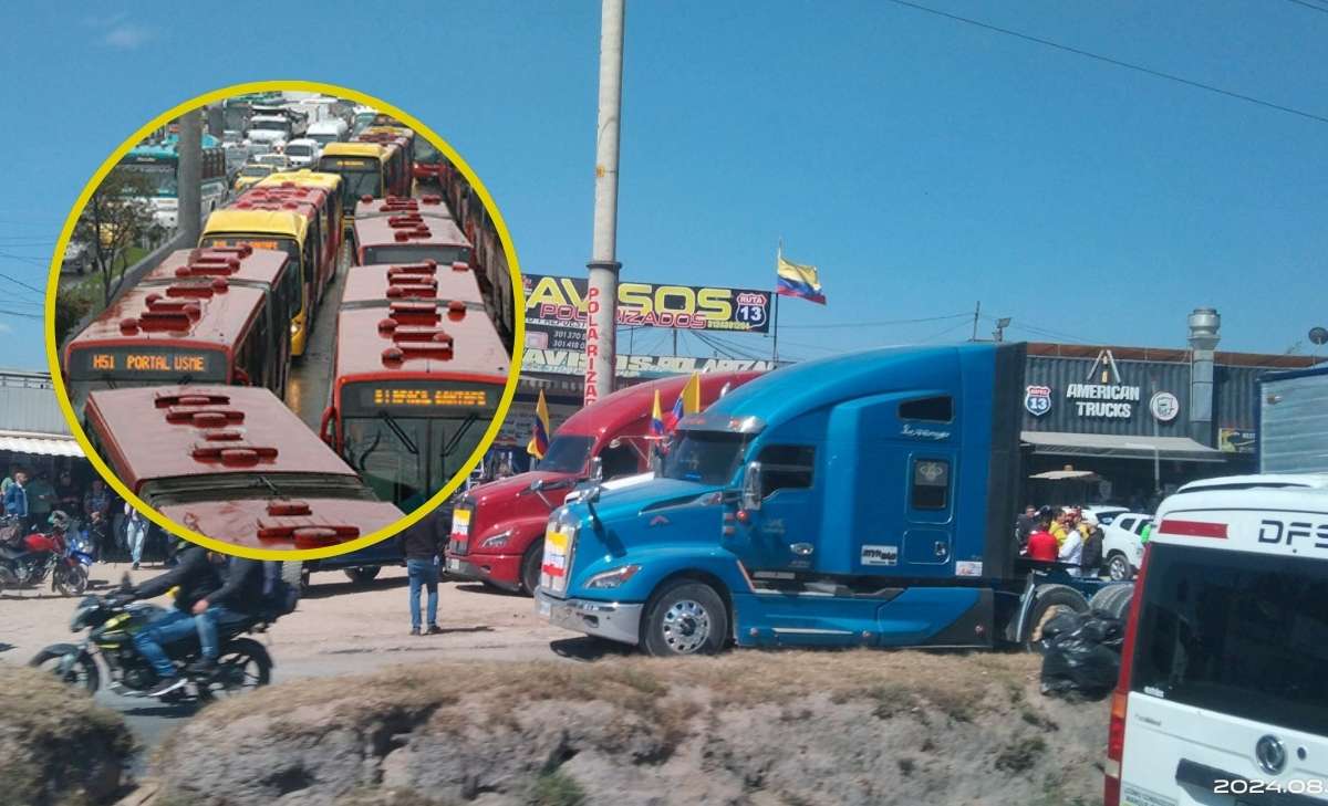 En vivo Paro de camioneros hoy 3 de septiembre en Bogotá bloqueos y