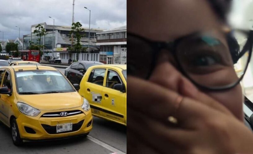 pasajera grabó cómo le terminan a su conductor