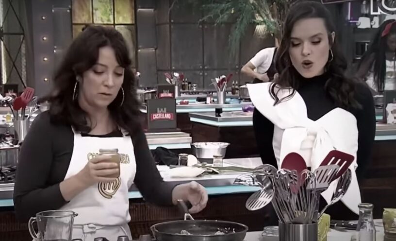 pelea de Adria Marina y Cony Camelo en MasterChef