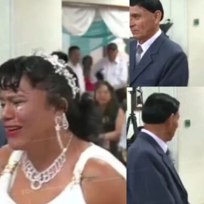 Mujer rechazó y escapó de su boda