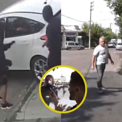 Periodistas captaron un asalto en vivo mientras cubrían otro robo