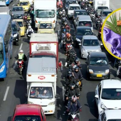 Pico y placa en Bogotá para Semana Santa de 2025