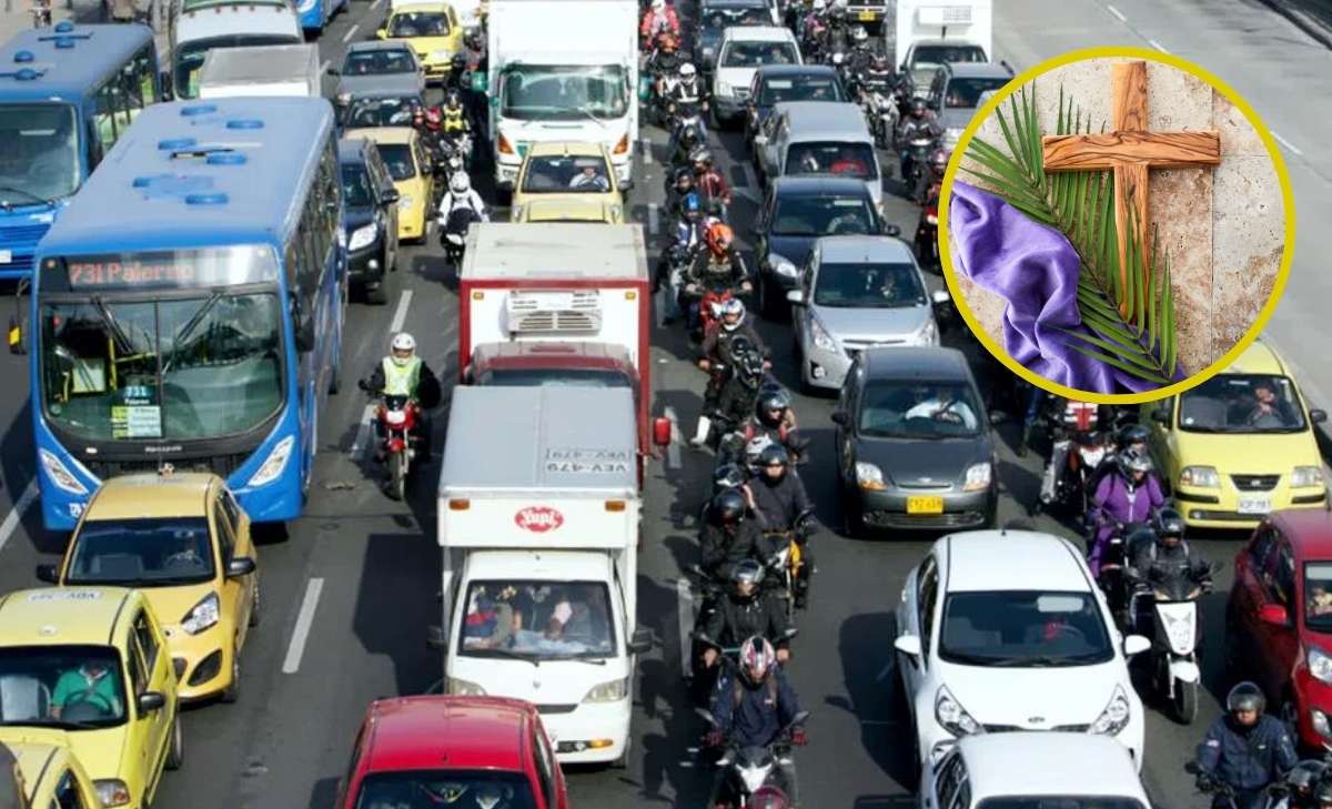 Pico y placa en Bogotá para Semana Santa de 2025