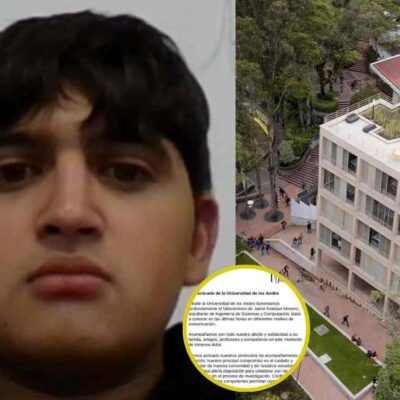 pronunciamiento de la Universidad de Los Andes tras el fallecimiento de Jaime Esteban Moreno en una fiesta de Halloween