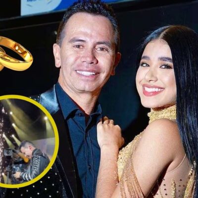 Propuesta de matrimonio de Jhonny Rivera a su novia Jenny López