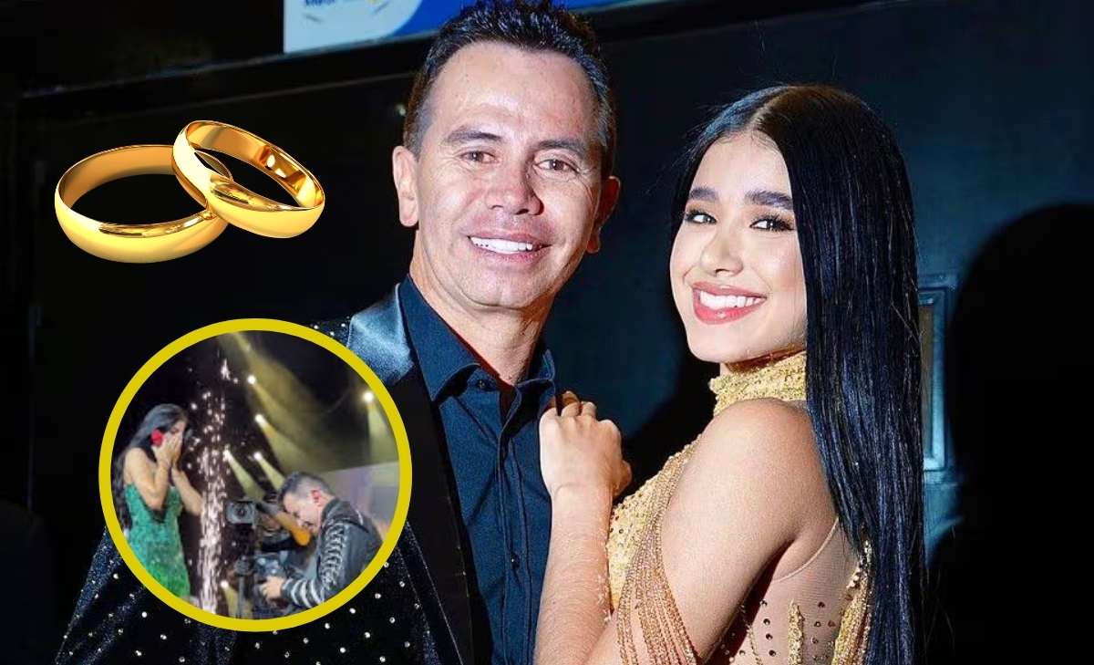Propuesta de matrimonio de Jhonny Rivera a su novia Jenny López