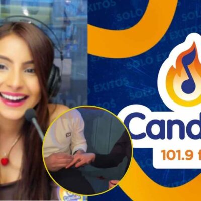 propuesta de matrimonio de locutora de Candela