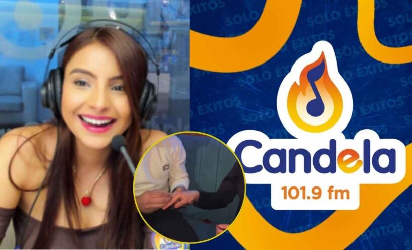 propuesta de matrimonio de locutora de Candela