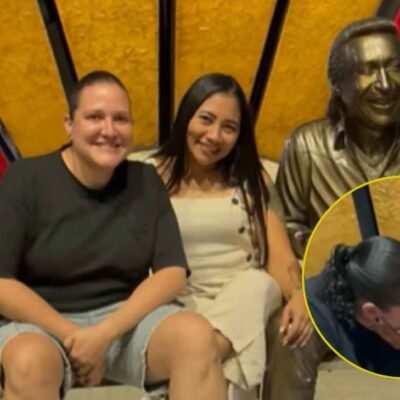 propuesta de matrimonio en monumento a Diomedes Díaz