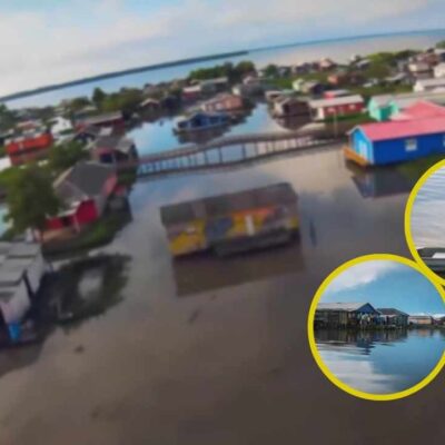 Pueblo de Colombia que vive sobre el agua