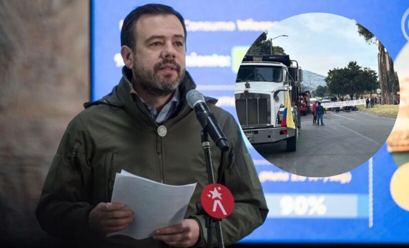 pulla de Carlos Fernando Galán a Gustavo Petro por el paro camionero