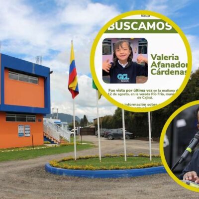 ¿Qué dijo el Gobernador de Cundinamarca sobre el colegio donde estudiaba Valeria Afanador?