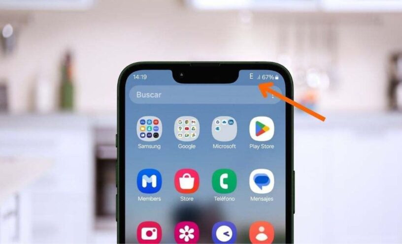 Qué significa la E en la señal del celular: efectos