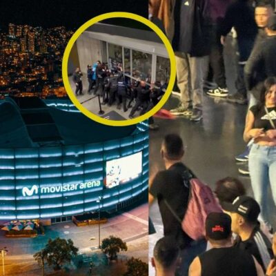¿Quién es la mujer que habría iniciado los desmanes en concierto en el Movistar Arena de Bogotá?