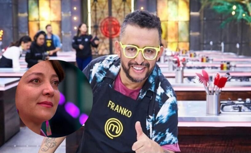 reacción de Franko Bonilla a la salida de Cony Camelo de MasterChef