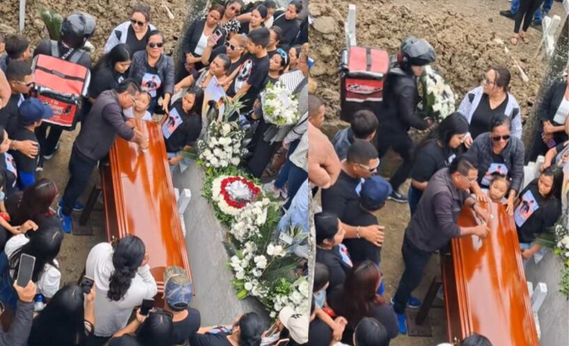 repartidor se cayó en el hueco de una tumba durante un domicilio