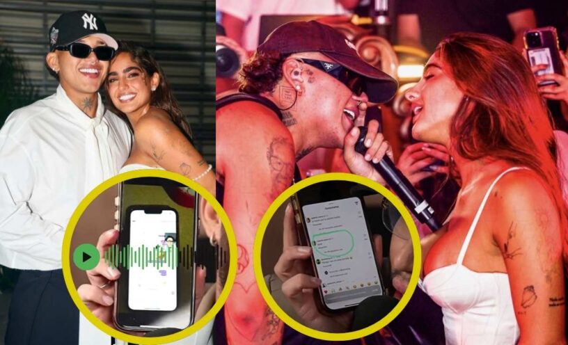 Revelaron chat completo y audio que revelaría quién filtró el video de Isabella Ladera y Beéle