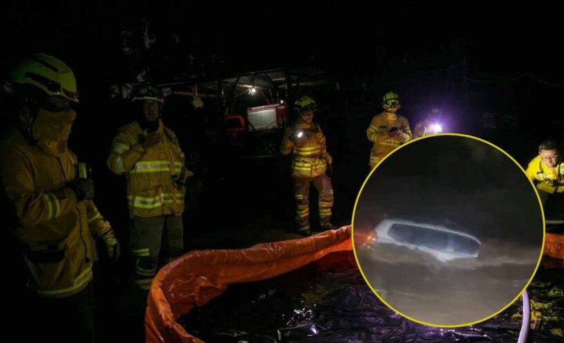 revelaron la causa por la que camioneta cayó al canal de córdoba