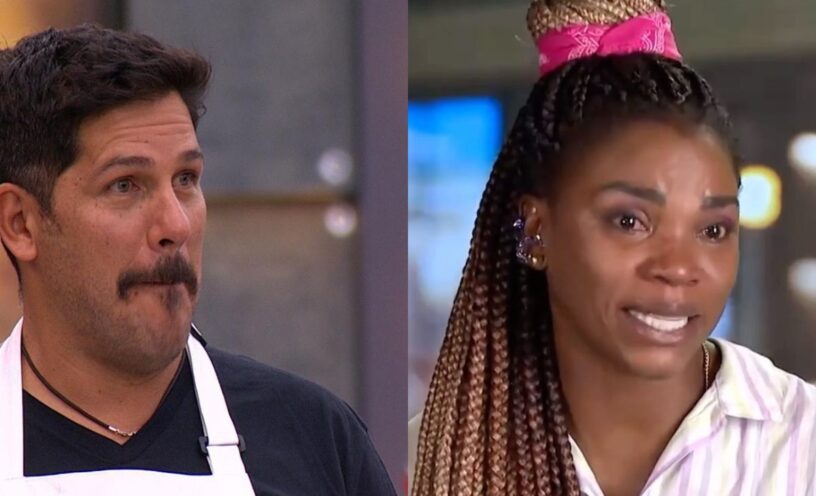 Roberto Cano hizo llorar a Caterine Ibargüen en MasterChef
