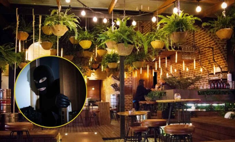 robo masivo en reconocido restaurante de Bogotá