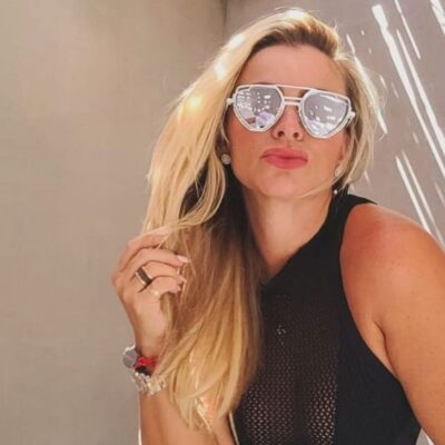 Sandra Muñoz habló de si su marido tiene moza