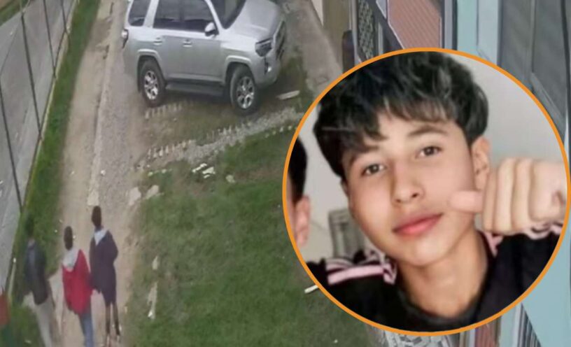 Sale a la luz video donde se logra ver por última vez al joven de 14 años