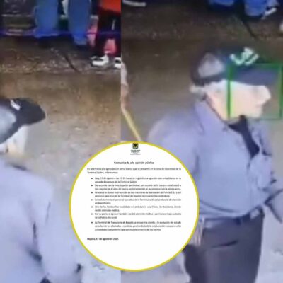 señor apuñaló a dos hombres en Terminal de transporte