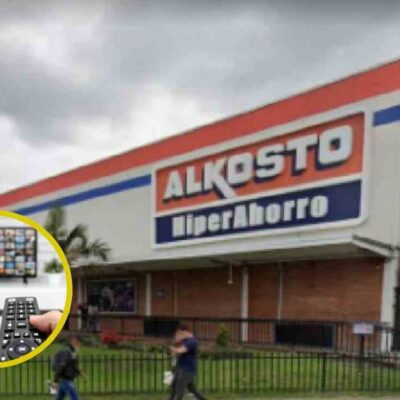 televisor de 55 pulgadas con 60% de descuento en Alkosto