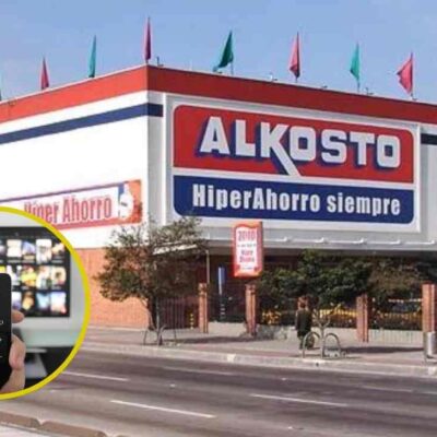 televisor que está a menos de la mitad del precio en Alkosto