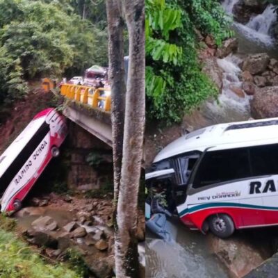 accidente vía medellín