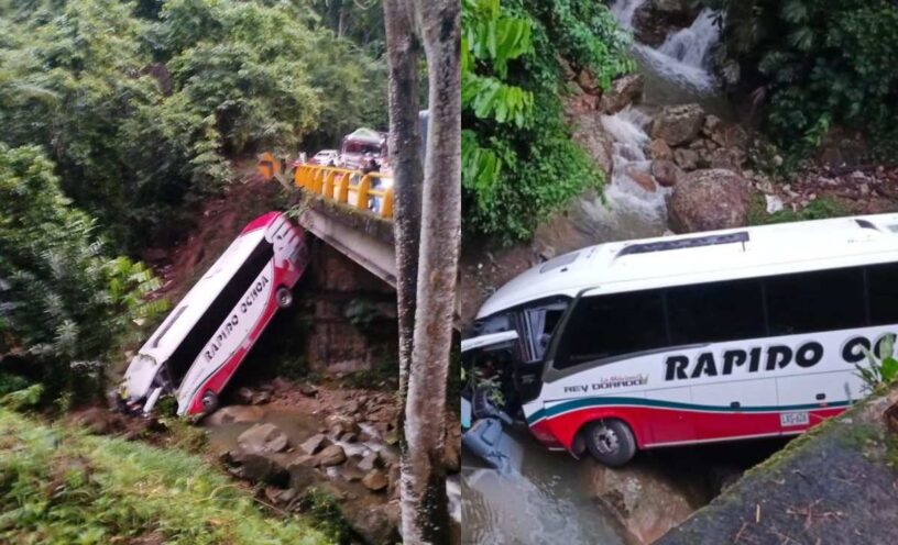 accidente vía medellín