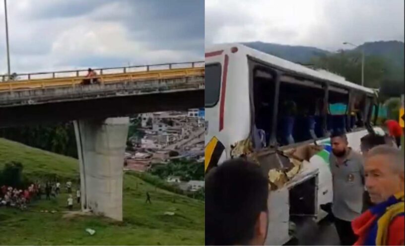 por qué se accidentó el bus en Quindío