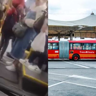 transmilenio se partió a la mitad