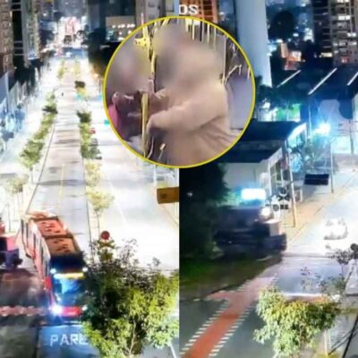 grave accidente: tren chocó bus y lo partió en dos